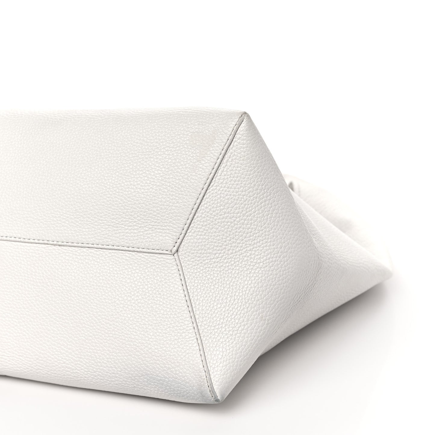 Grained Calfskin The XL Sack Bag White