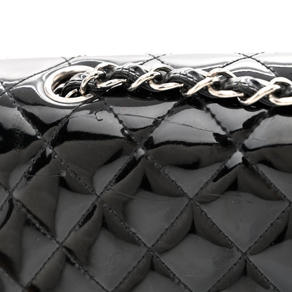 Chanel Patent Quilted Medium Double Flap Black 11 of 15