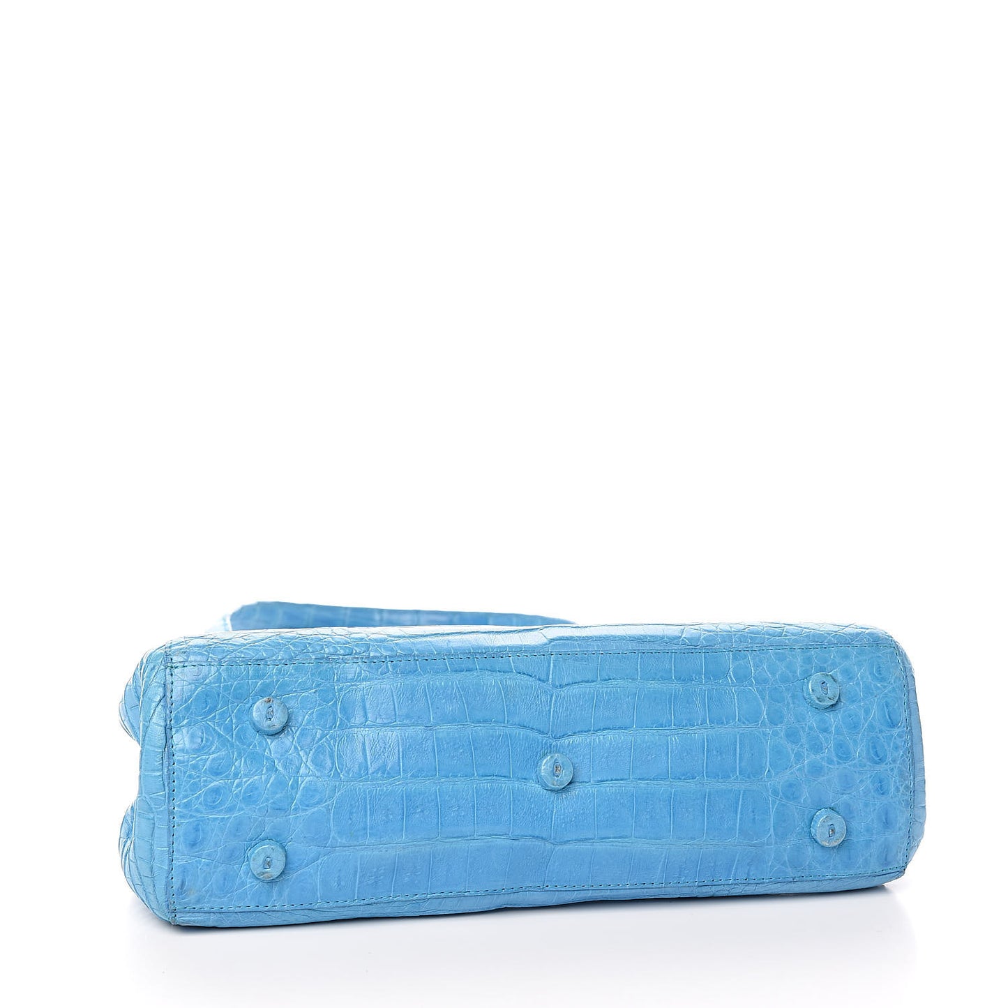 Crocodile Frame Bag Turquoise