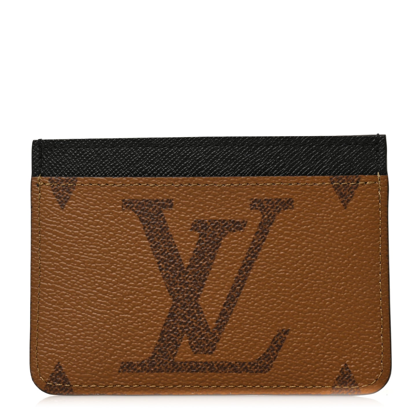 Reverse Monogram Side Up Card Holder
