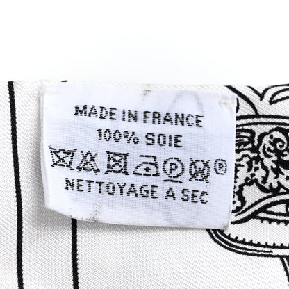 Hermes Silk Brides de Gala en Fleurs Twilly Black Multicolor White 3 of 5