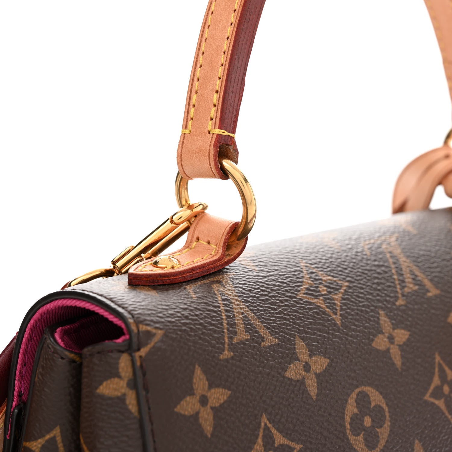 Louis Vuitton Monogram Cluny BB Bordeaux Fuchsia 5 of 11