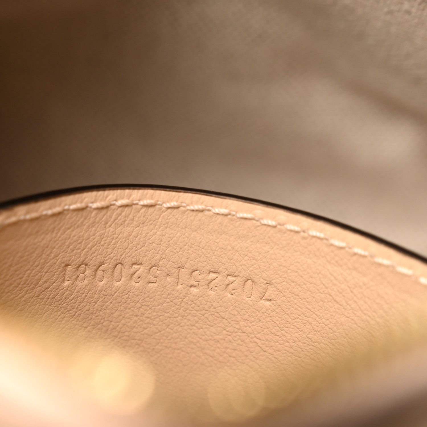 Gucci Calfskin GG Matelasse Mini Bowler Bag Naturale 7 of 11