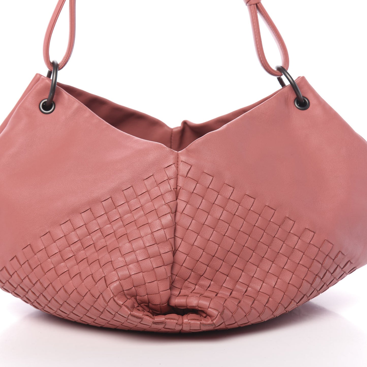 Nappa Intrecciato Aquilone Fortune Cookie Hobo Quarzo