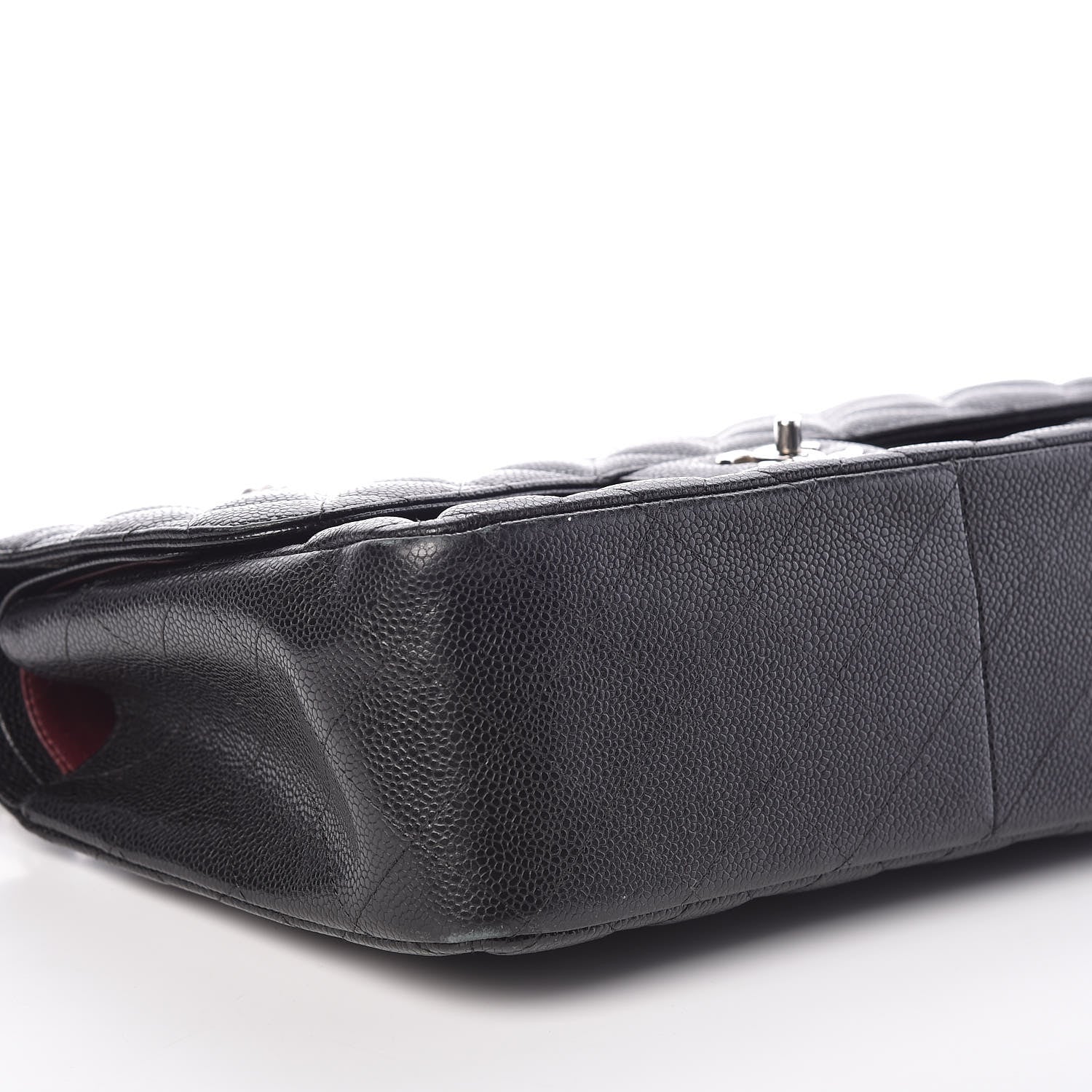 Chanel Caviar Quilted Jumbo Double Flap Black 5 of 14