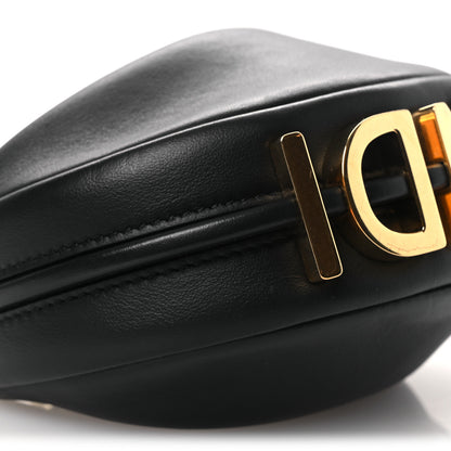 Fendi Vitello Grace Matte Nano Fendigraphy Hobo Charm Black 9 of 12