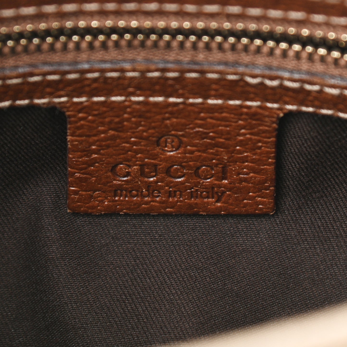 Monogram Bamboo Anita Top Handle Bag Brown