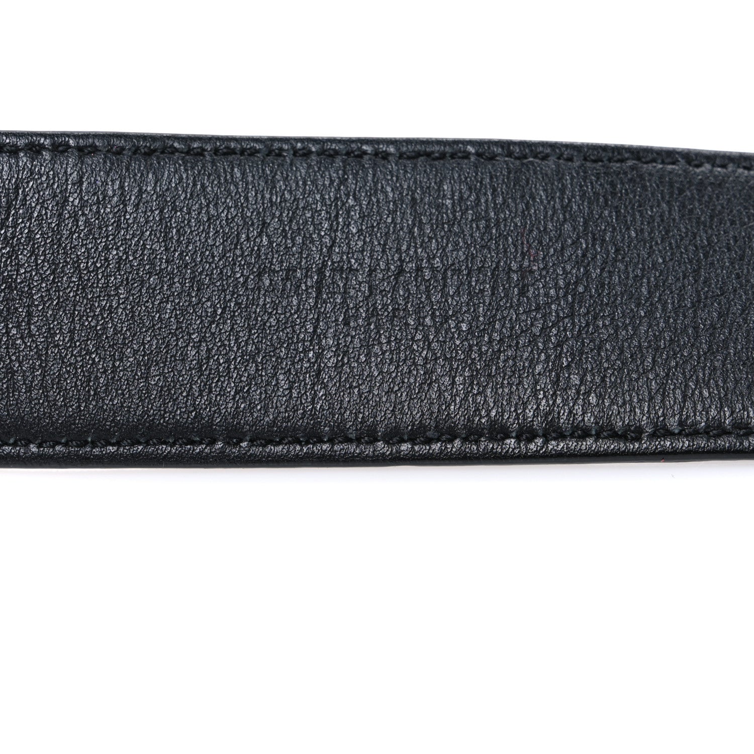 Saint Laurent Smooth Calfskin Monogram Square Buckle 90 36 Belt Black 5 of 6