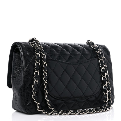 Chanel Caviar Quilted Medium Double Flap Black 3 of 11