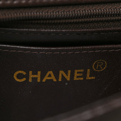 Chanel Lambskin Quilted Mini Square Flap Bag Dark Brown 6 of 11