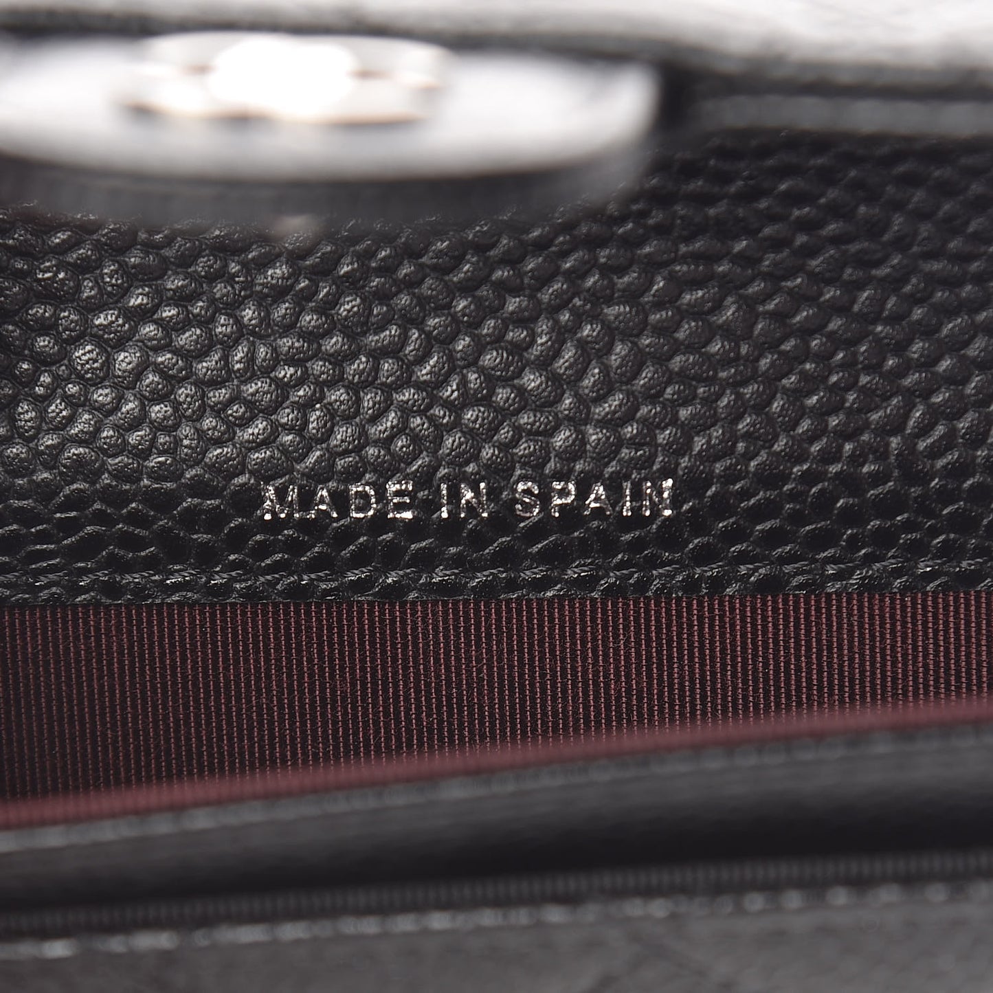Caviar Quilted Flap Card Holder Wallet Black