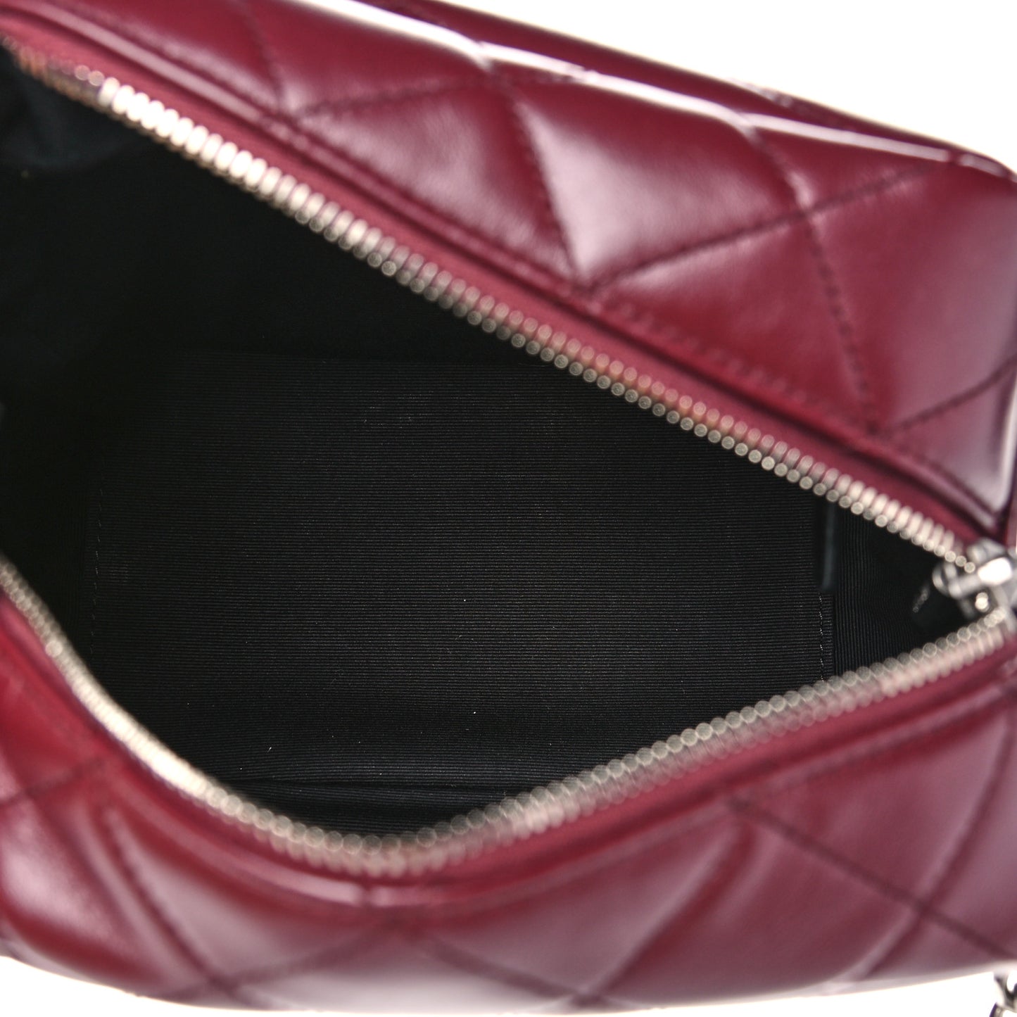 Calfskin Y Quilted Monogram Small Loulou Bowling Bag Rouge Legion