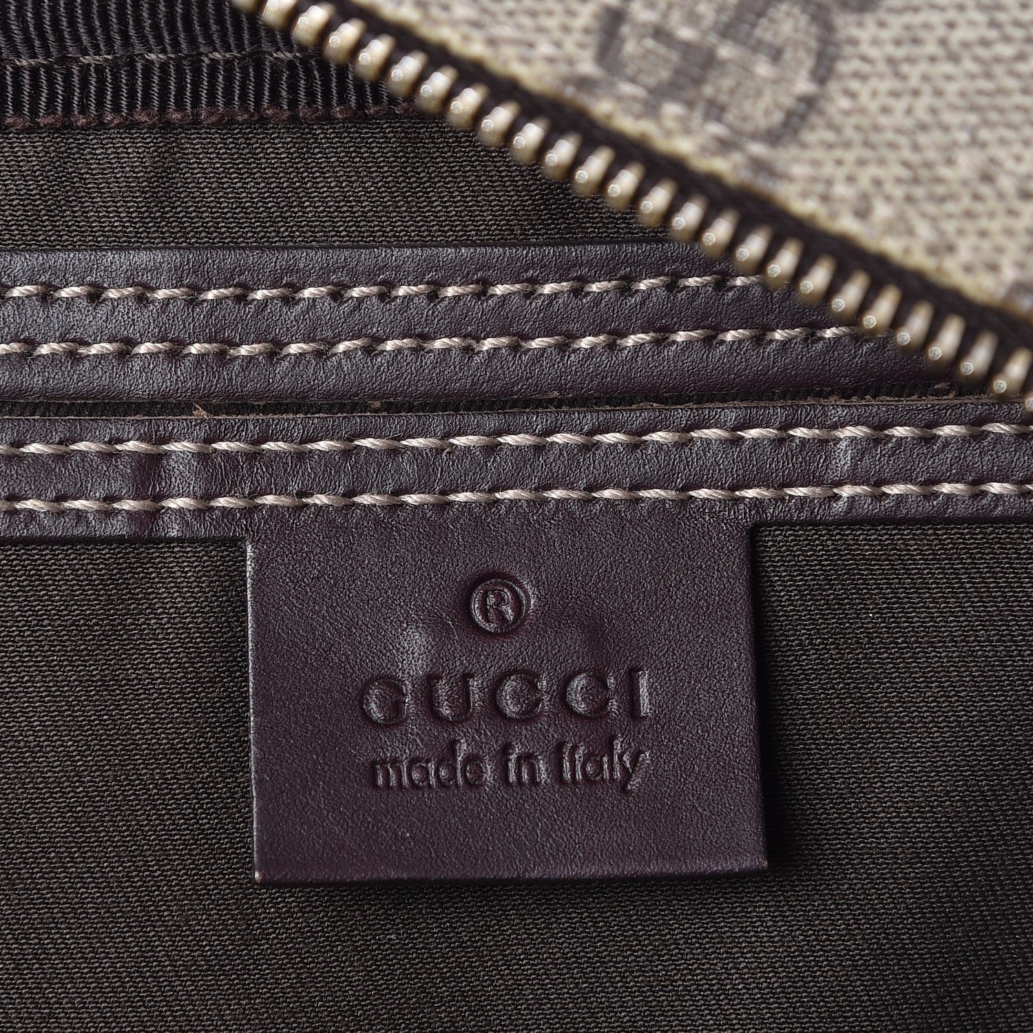 Gucci GG Plus Monogram Large Messenger Bag Dark Brown 6 of 10