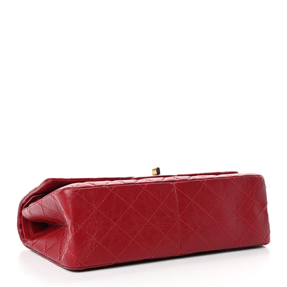 Chanel Aged Calfskin Quilted 2.55 Reissue 226 Flap Red 3 of 4