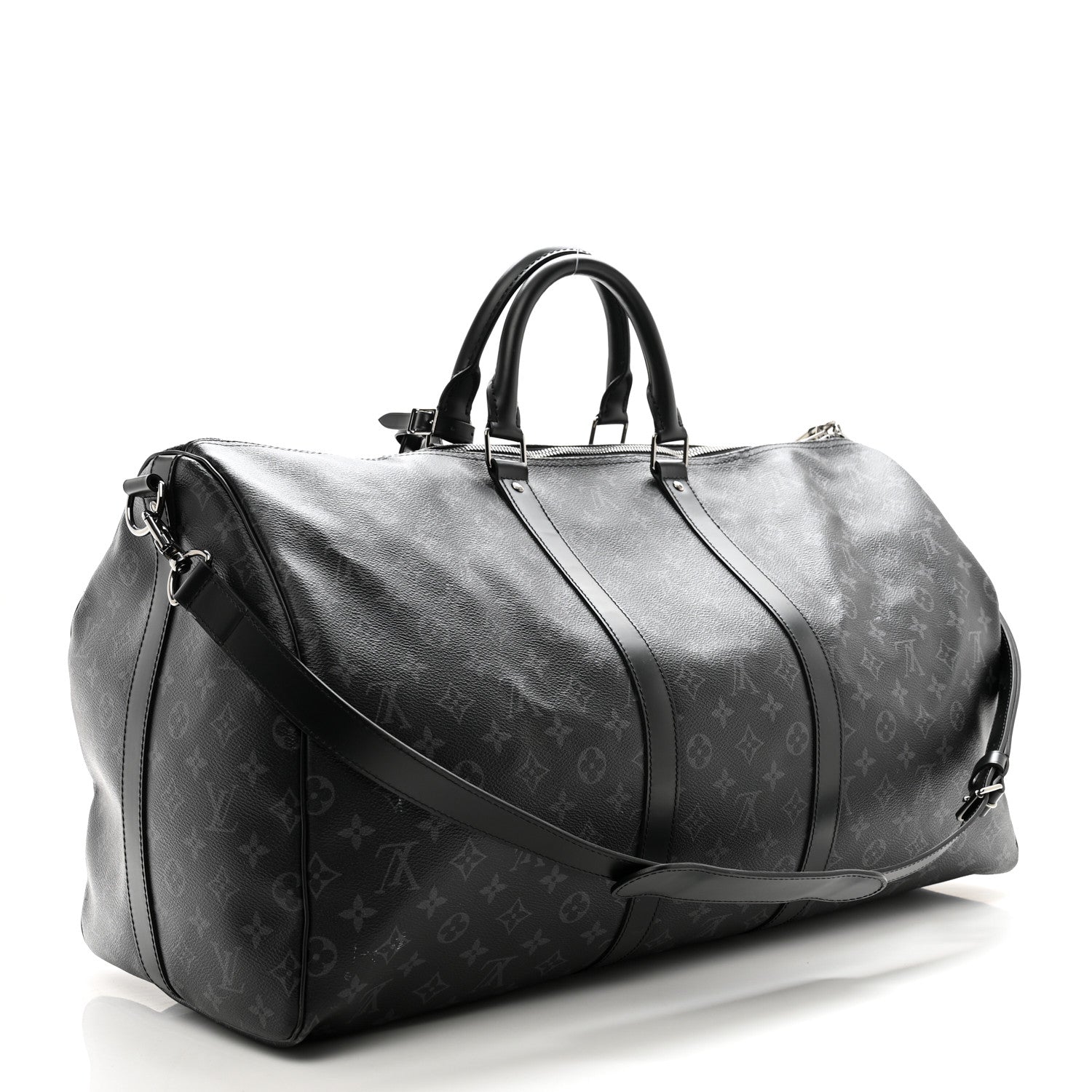 Louis Vuitton Monogram Eclipse Keepall Bandouliere 55 2 of 14