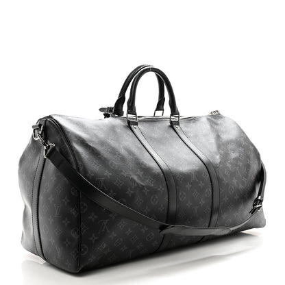 Louis Vuitton Monogram Eclipse Keepall Bandouliere 55 2 of 14