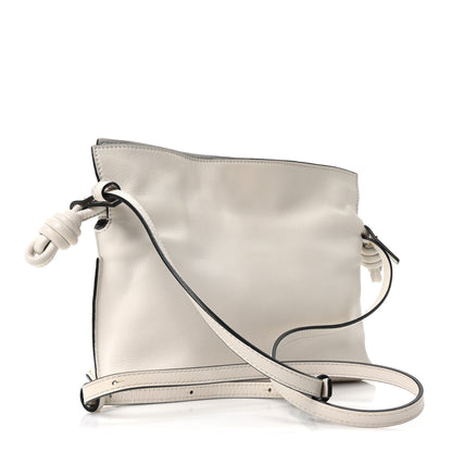 Loewe Calfskin Mini Flamenco Knot Clutch Soft White 3 of 9