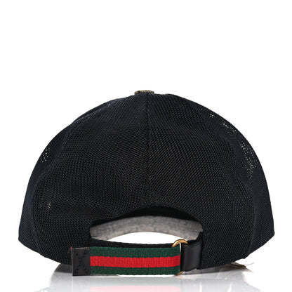 Gucci GG Supreme Monogram Bee Print Baseball Hat M Beige 3 of 6