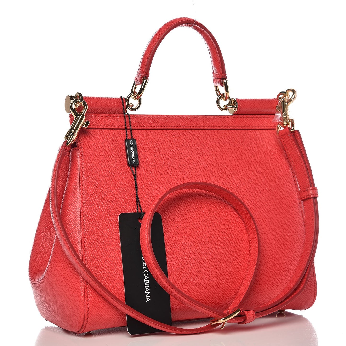 Dauphine Love Medium Miss Sicily Satchel Red
