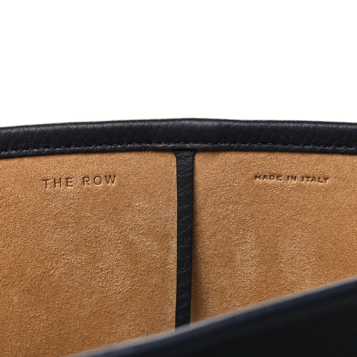 Grained Calfskin Medium N/S Park Tote Marine