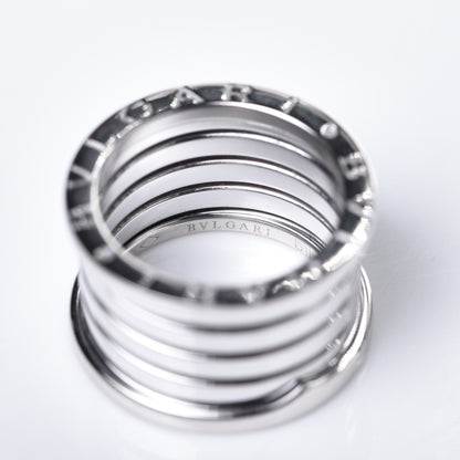 Bulgari 18K White Gold B.Zero1 Five-Band Ring 51 5.75 6 of 8
