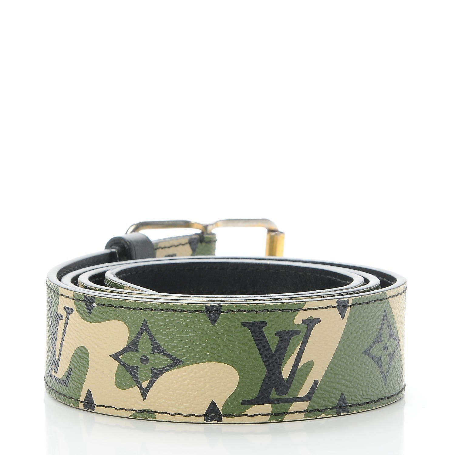 Louis Vuitton Monogramouflage Belt 90 36 3 of 10