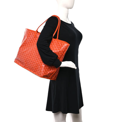 Goyard Goyardine Reversible Anjou GM Orange 3 of 9