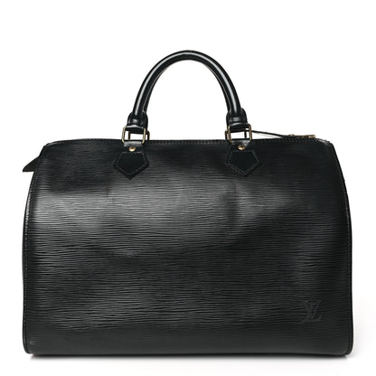 Louis Vuitton Epi Speedy 30 Black 1 of 13