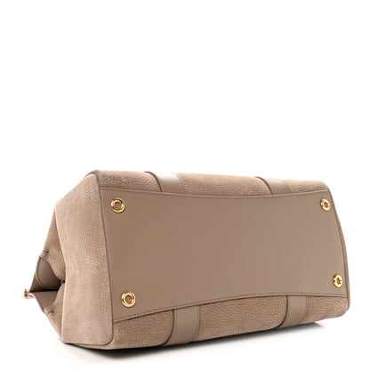 Loro Piana Grained Nubuck L32 Loom Bag Fossil 5 of 13