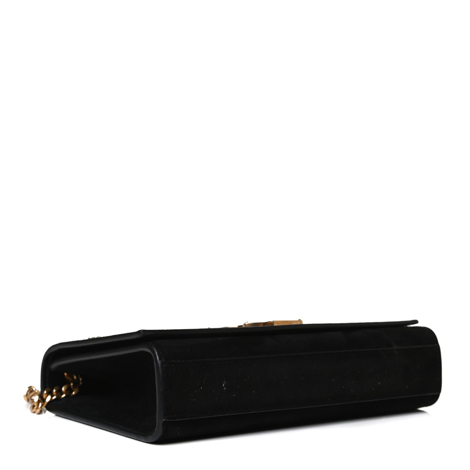 Saint Laurent Suede Embroidered Small Monogram Kate Satchel Black 5 of 16