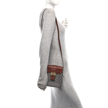 Christian Dior Monogram Street Chic Messenger Brown Navy 2 of 10