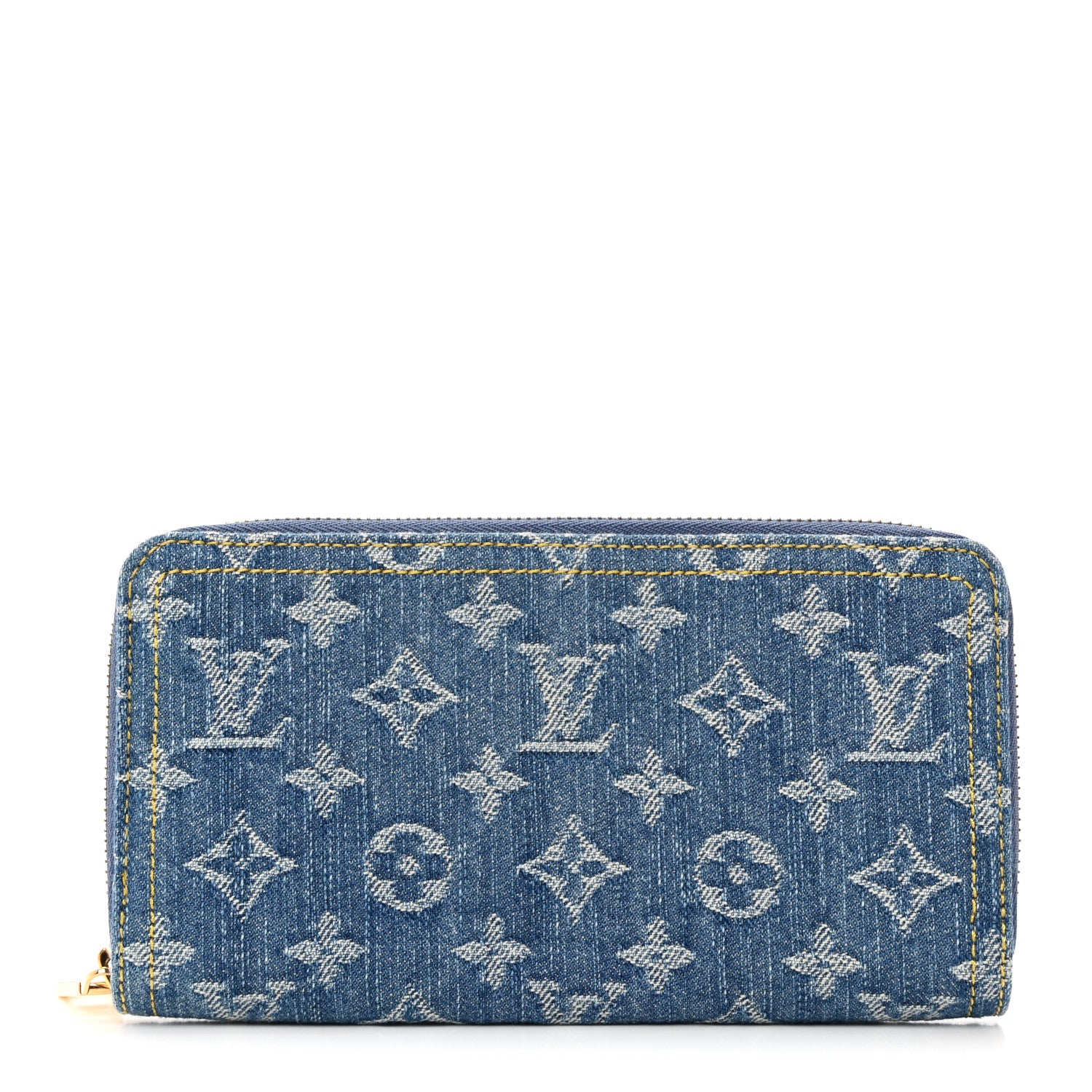 Louis Vuitton LOUIS VUITTON Monogram Denim Zippy Wallet NM Blue 1 of 6
