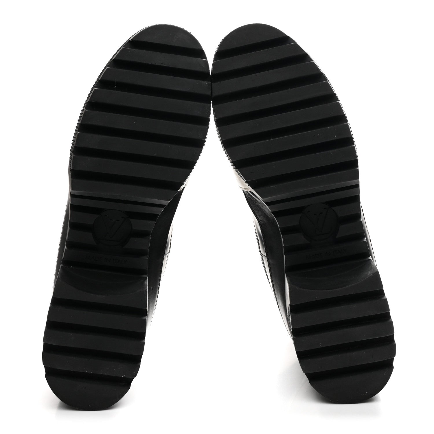Louis Vuitton Calfskin Technical Nylon Laureate Platform Desert Boot 39 Black White 6 of 9