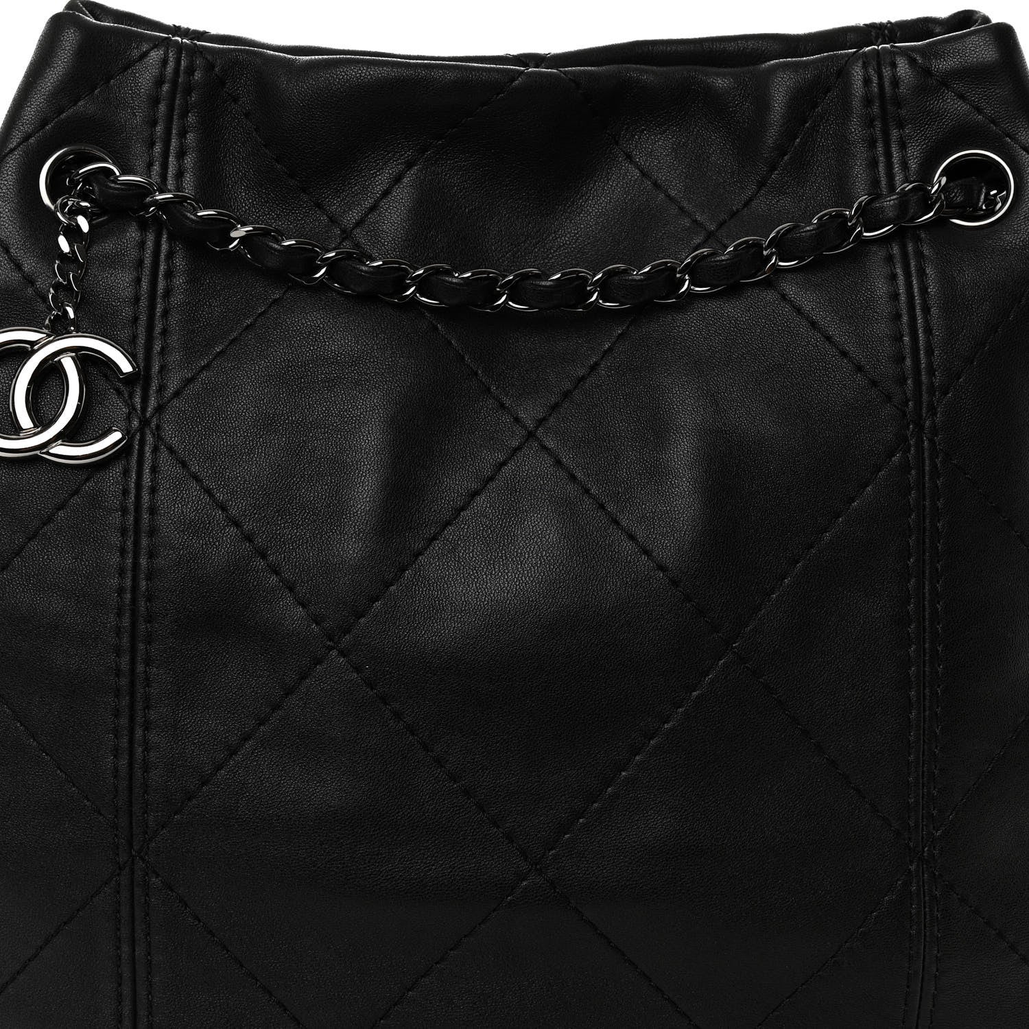 Chanel Lambskin Quilted Small Soft Touch Shoulder Bag Black 8 of 10