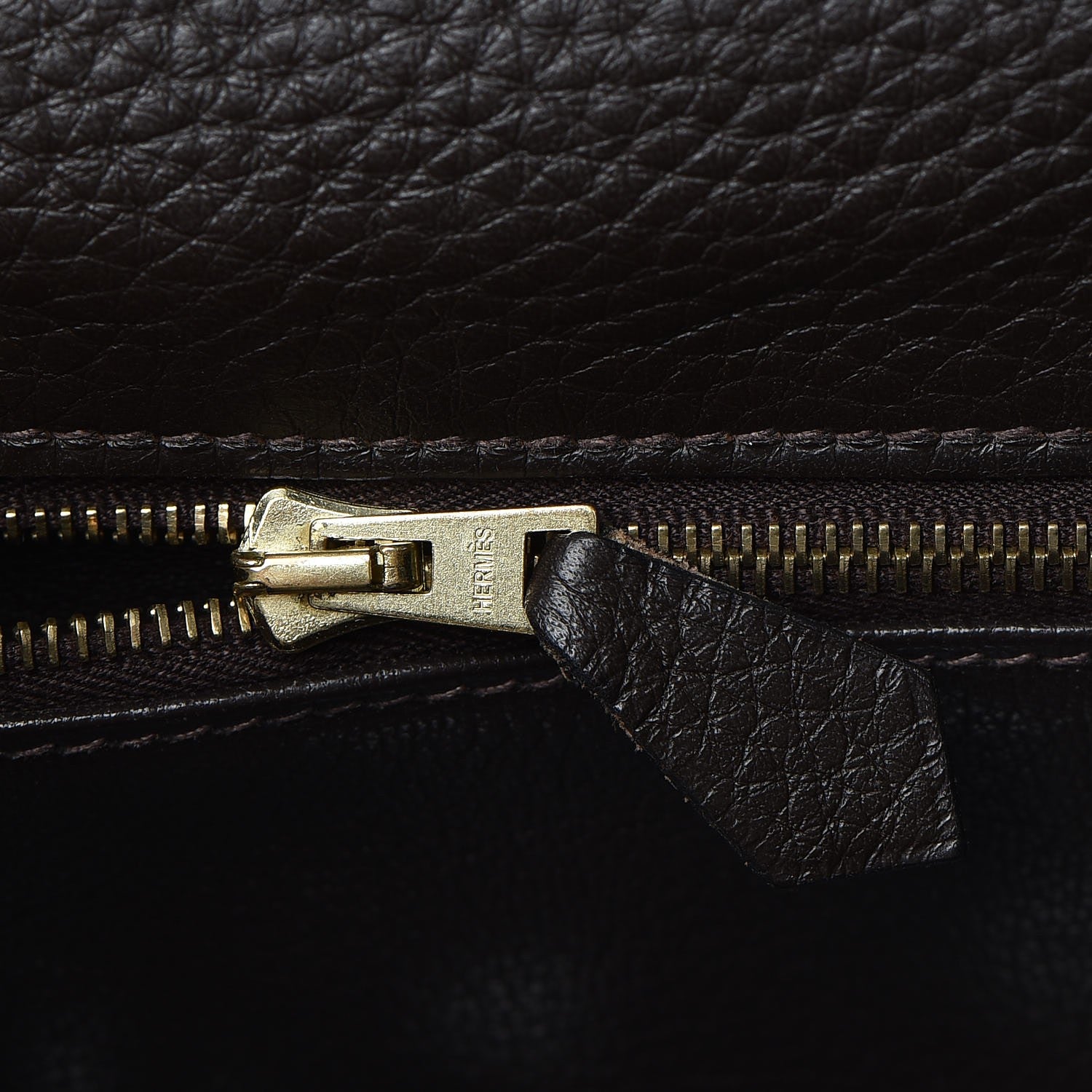 Hermes Taurillon Clemence Kelly Retourne 32 Chocolate 16 of 41
