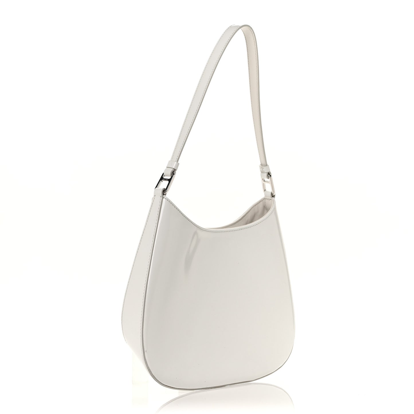 Spazzolato Cleo Shoulder Bag White
