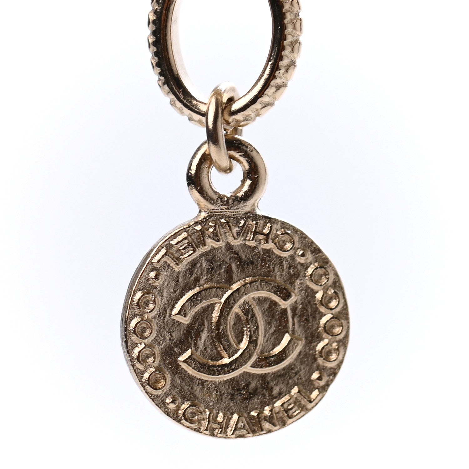 Chanel Pearl CC 100th Anniversary Necklace Light Gold 4 of 5