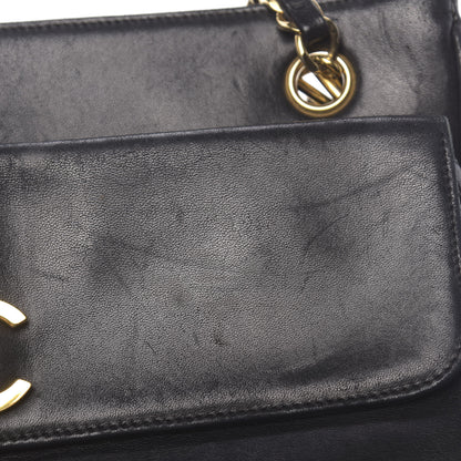 Chanel Lambskin CC Shoulder Bag Black 19 of 24