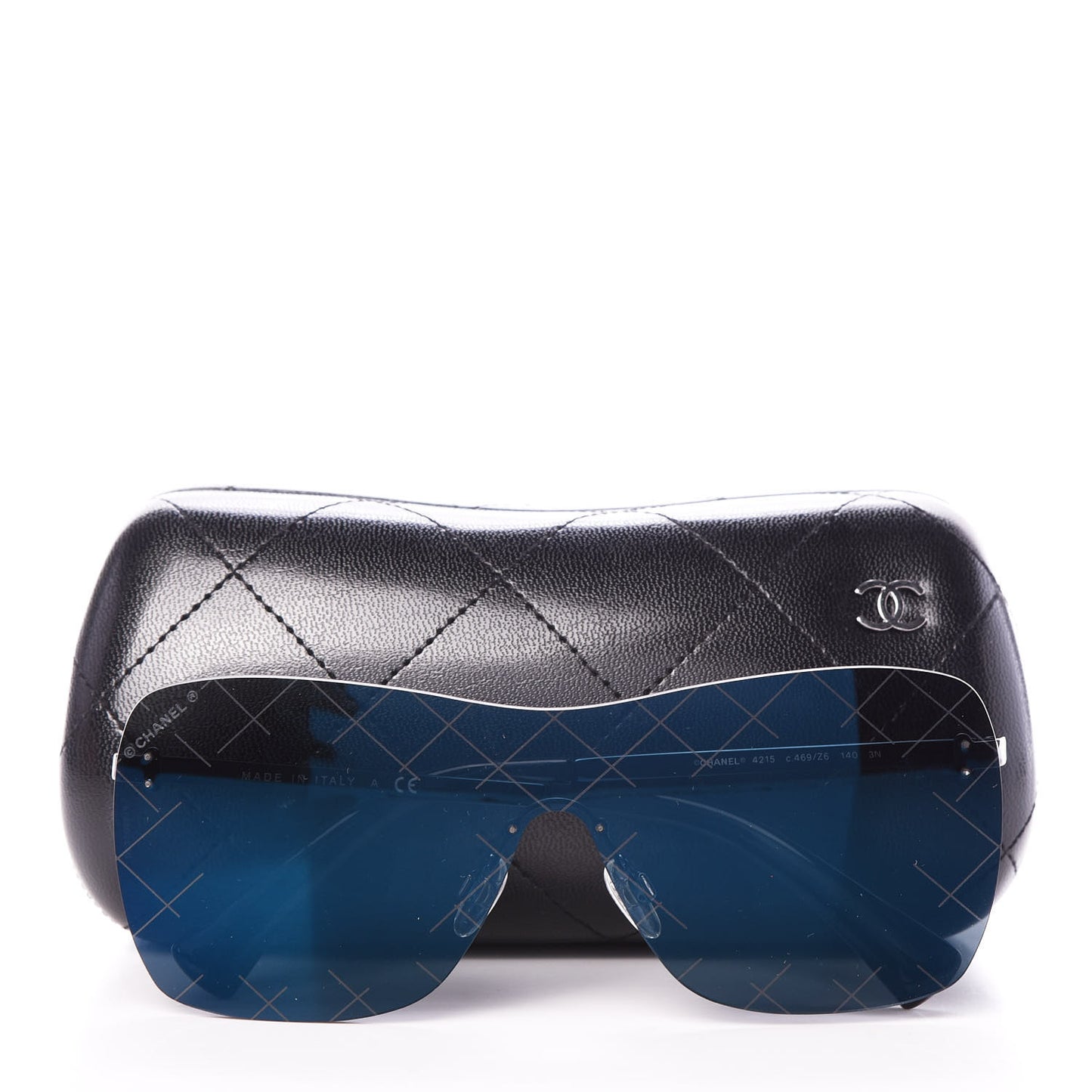 Shield Runway Sunglasses 4215 Metallic Blue