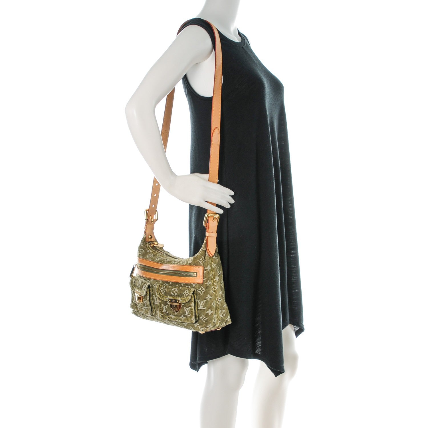 Louis Vuitton Denim Baggy PM Lichen 2 of 8