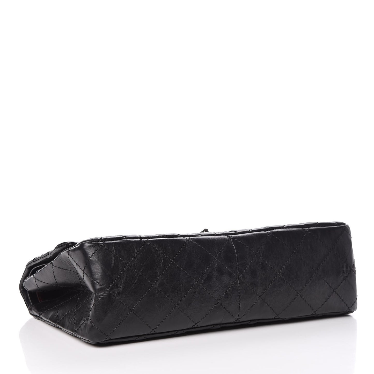 Aged Calfskin Quilted 2.55 Reissue 226 Flap Black