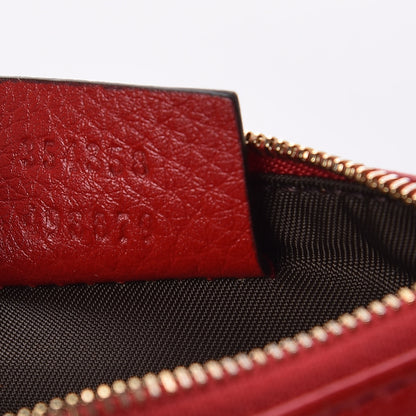 Gucci Pebbled Calfskin Soho Key Case Red 7 of 9