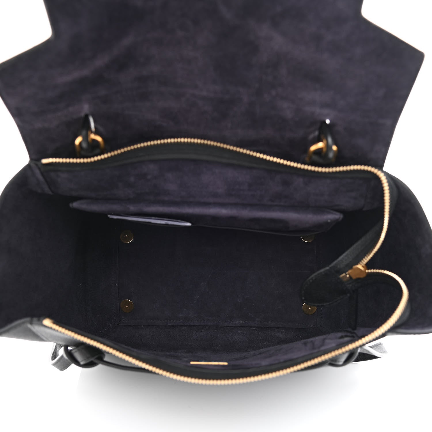 Celine Grained Calfskin Mini Belt Bag Black 5 of 13