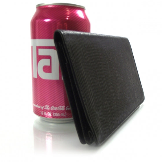 Epi Checkbook Organizer Wallet Black