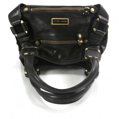 Jimmy Choo Leather Suede Mahala Black 5 of 9