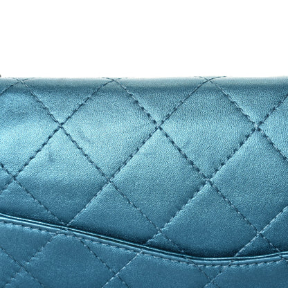 Chanel Metallic Calfskin Quilted 2.55 Reissue 227 Flap Turquoise 10 of 10