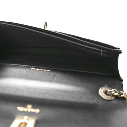 Chanel Lambskin Quilted Trendy CC Long Clutch With Chain Black 5 of 10