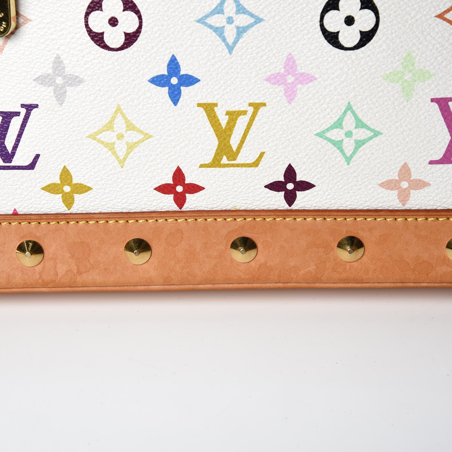 Louis Vuitton Monogram Multicolor Alma White 18 of 19