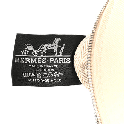Hermes Canvas Large Bride-A-Brac Pouch Natural 6 of 9