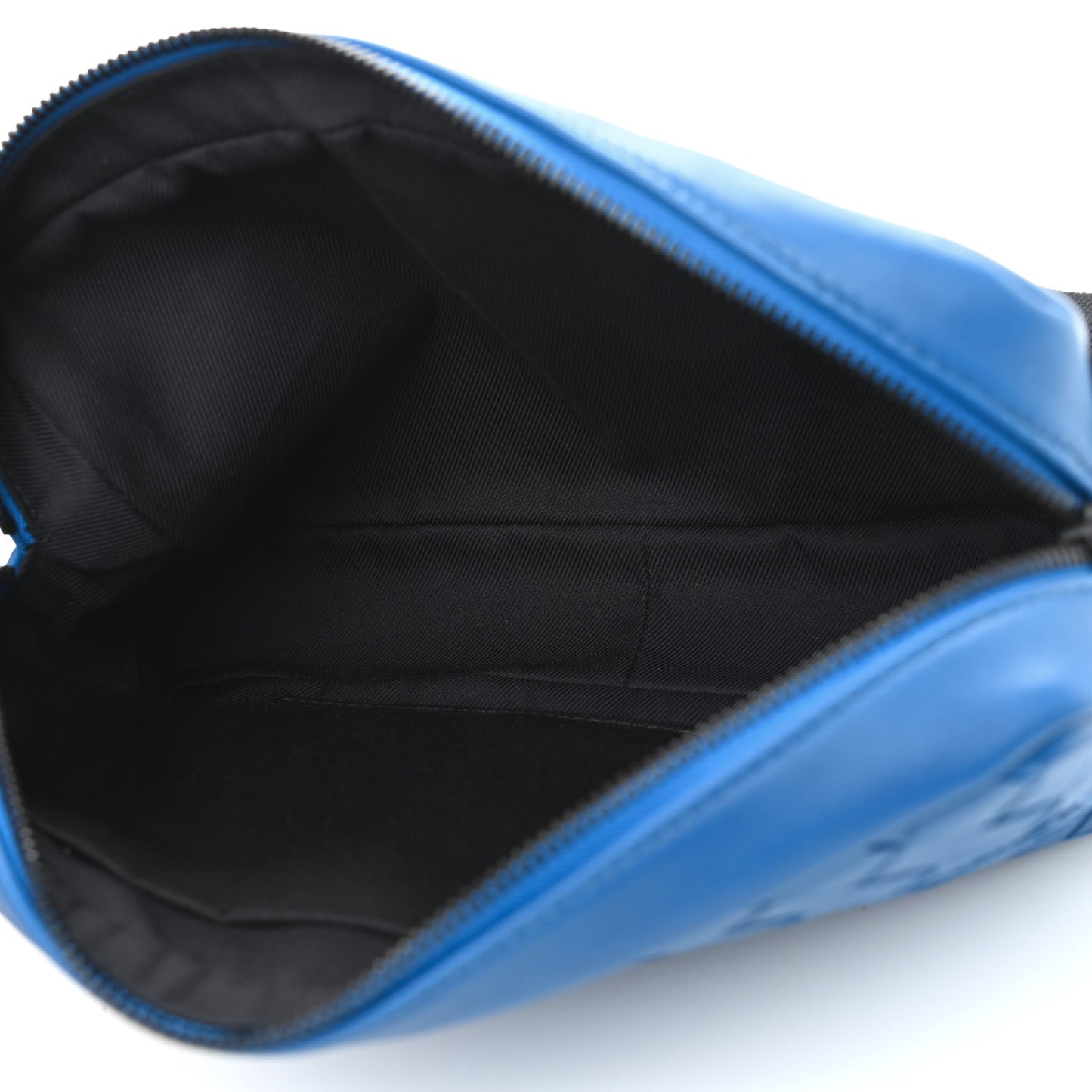 Nappa Intrecciato Belt Bag Blue
